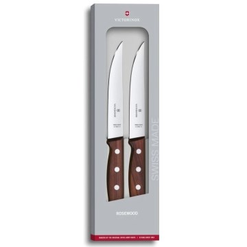 Victorinox - WOOD Steakmesser-Set, 14 cm, 2 Stück, Ahorn