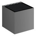 Viking - dimmbare LED-Solar-Wandleuchte LED/1W/3,7V IP54 4000K 2000 mAh