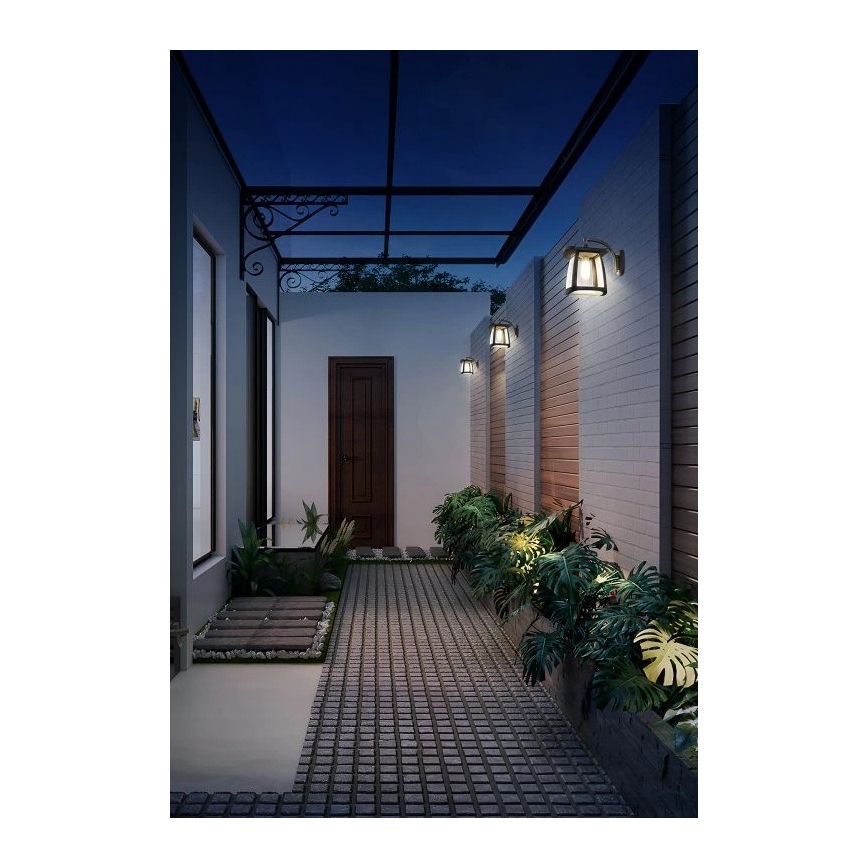 Viking - LED, dimmbare Solar-Wandleuchte LED/2W/3,7V IP54 4000K 2000 mAh