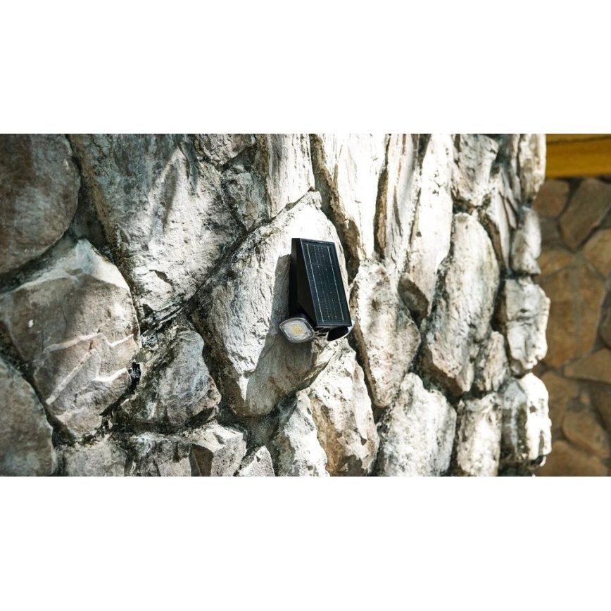 Viking - LED-dimmbare Solar-Wandleuchte mit Sensor LED/1,3W/3,7V IP44 4000K 2000 mAh