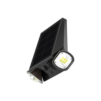 Viking - LED-dimmbare Solar-Wandleuchte mit Sensor LED/1,3W/3,7V IP44 4000K 2000 mAh