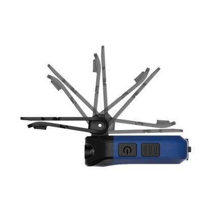 Viking - LED-dimmbare, wiederaufladbare Taschenlampe mit Sensor und rotem Licht LED/5V IPX4 200 lm 500 mAh