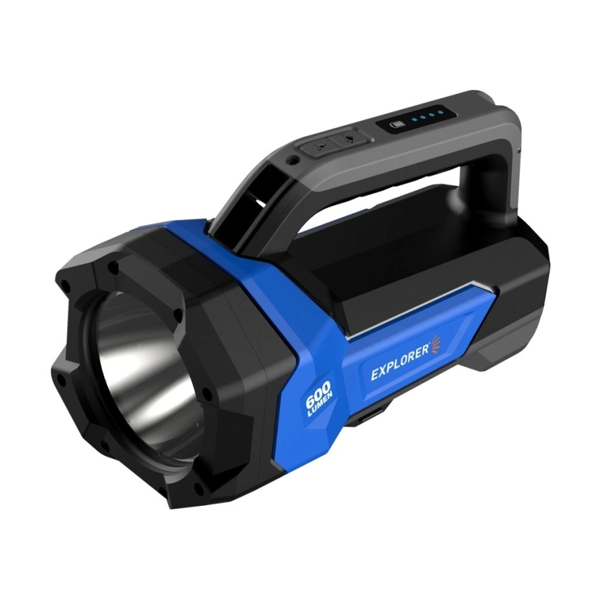 Viking - Dimmbare wiederaufladbare LED-Taschenlampe LED/5V IPX4 1000 lm 8000 mAh