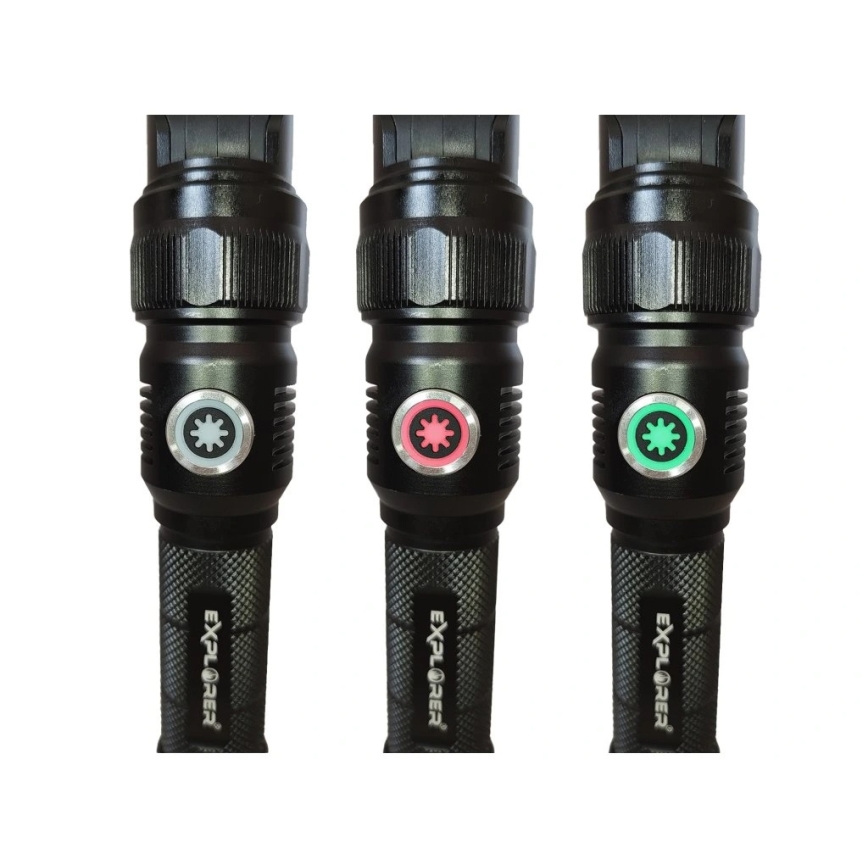 Viking - LED-dimmbare, wiederaufladbare Taschenlampe LED/5V IPX4 1200 lm 5000 mAh