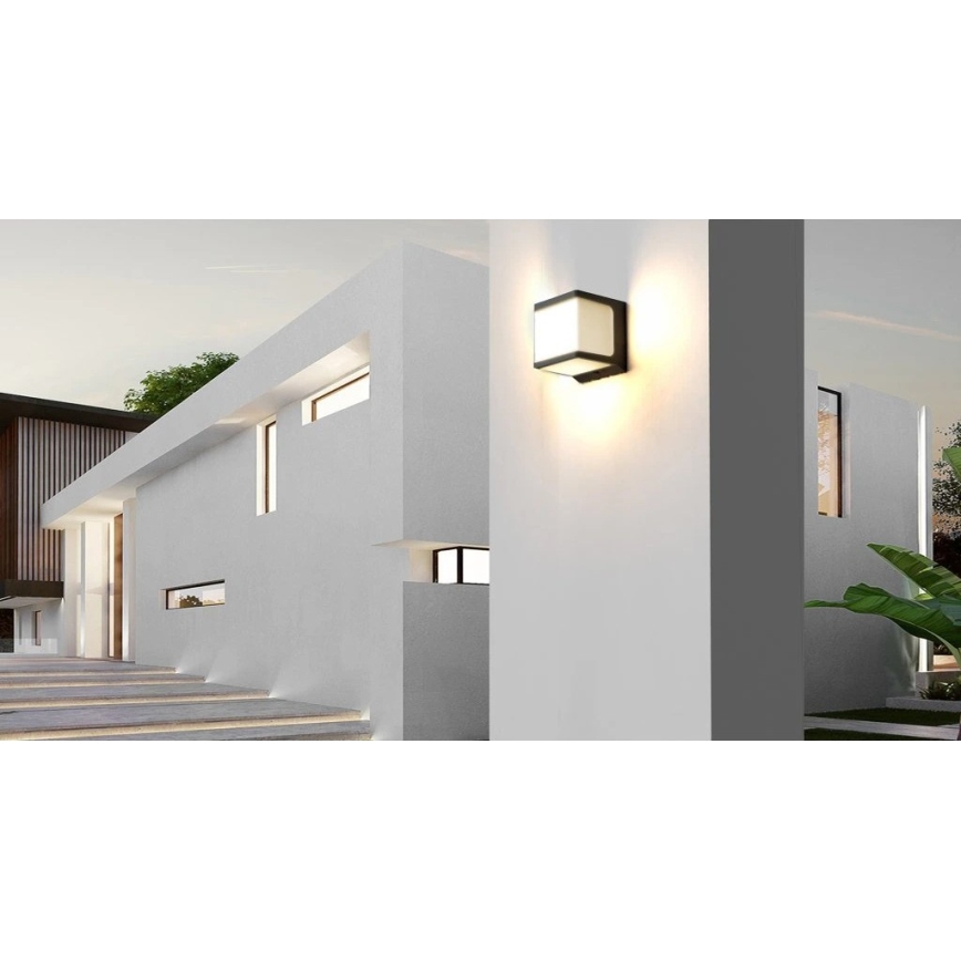 Viking - LED-Solar-Wandleuchte mit integriertem Sensor LED/1,5W/3,7V IP54 4000K 2000 mAh