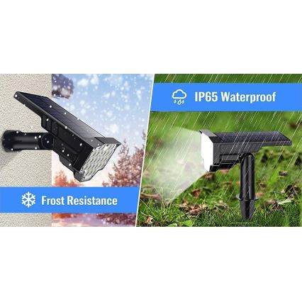 Viking - LED Solarleuchte LED/1W/3,7V IP65 6000K 2200 mAh