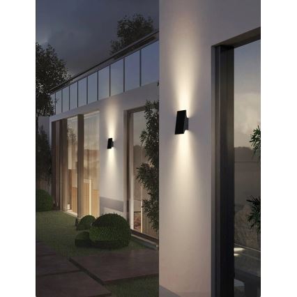 Viking - LED Dimmbare solarbetriebene Wandleuchte LED/1,5W/3,7V IP65 4000K 2000 mAh