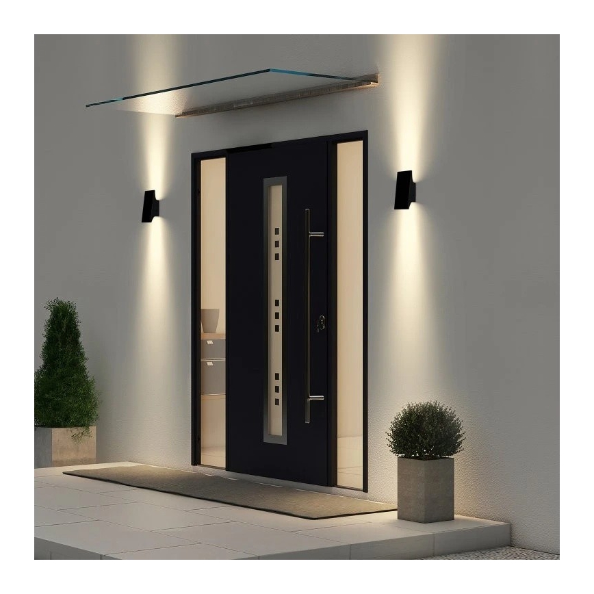 Viking - LED Dimmbare solarbetriebene Wandleuchte LED/1,5W/3,7V IP65 4000K 2000 mAh