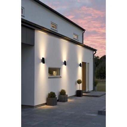 Viking - LED Dimmbare solarbetriebene Wandleuchte LED/1,5W/3,7V IP65 4000K 2000 mAh