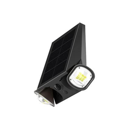 Viking - dimmbare, solarbetriebene, flexible LED-Wandleuchte mit Sensor LED/1,3W/3,7V IP44 4000K 2000 mAh