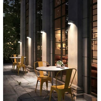 Viking - Dimmbare LED-Solar-Wandleuchte mit Sensor LED/1W/3,7V IP44 4000K 2000 mAh