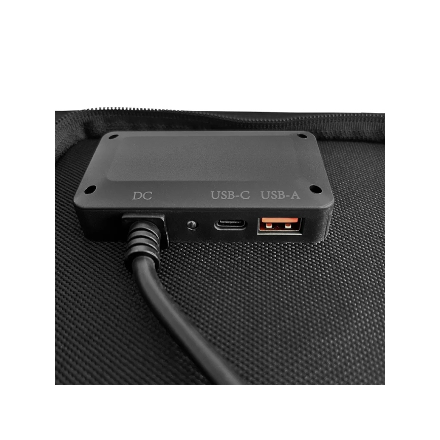 Viking - Solarpanel USB Power Delivery 60W/20V IPX4 schwarz
