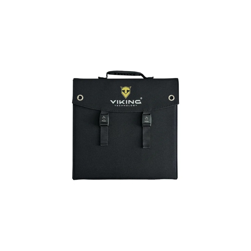 Viking - Solarpanel USB Power Delivery 60W/20V IPX4 schwarz