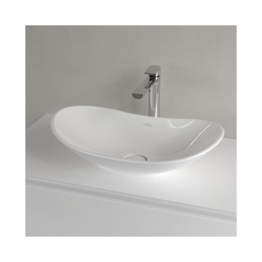 Villeroy & Boch 411060R1 - Aufsatzwaschbecken MY NATURE 61x36 cm Keramik/weiß