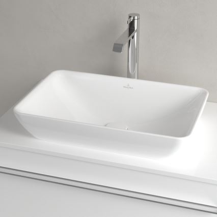 Villeroy & Boch 411355R1 - Aufsatzwaschbecken VENTICELLO 55,5 x 36 cm Keramik/weiß