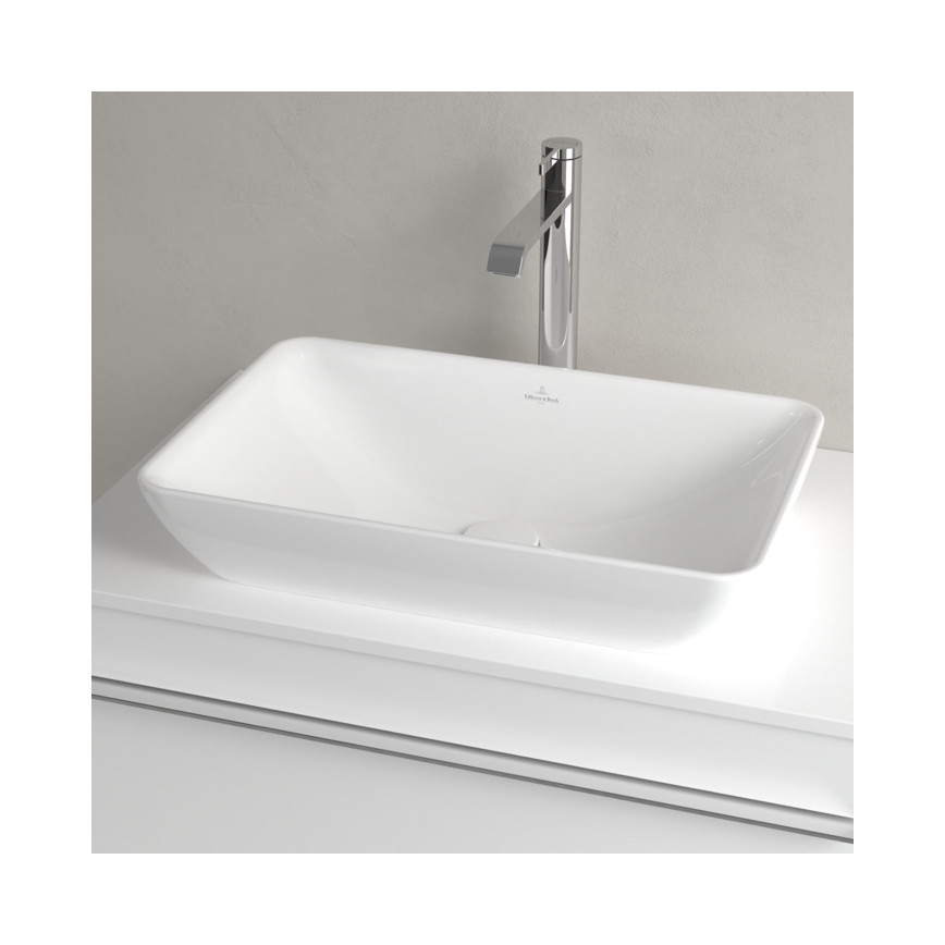 Villeroy & Boch 411355R1 - Aufsatzwaschbecken VENTICELLO 55,5 x 36 cm Keramik/weiß