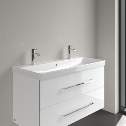 Villeroy & Boch 4156A401 - Wandhängendes Waschbecken AVENTO 100 x 47 cm Keramik/weiß