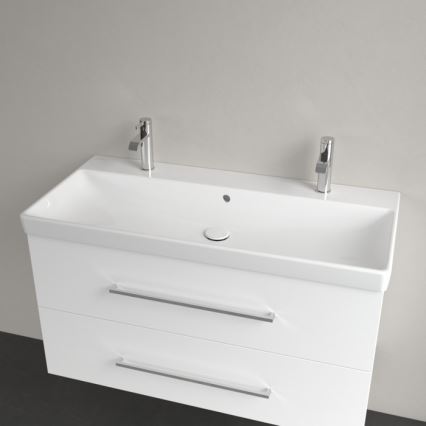 Villeroy & Boch 4156A401 - Wandhängendes Waschbecken AVENTO 100 x 47 cm Keramik/weiß
