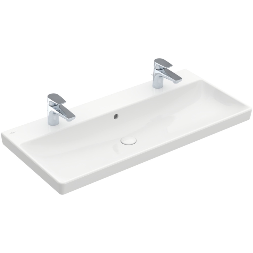Villeroy & Boch 4156A401 - Wandhängendes Waschbecken AVENTO 100 x 47 cm Keramik/weiß