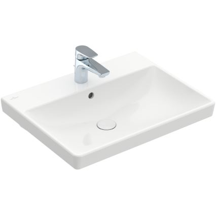 Villeroy & Boch 41586001 - Wandhängendes Waschbecken AVENTO 60x47 cm Keramik/weiß