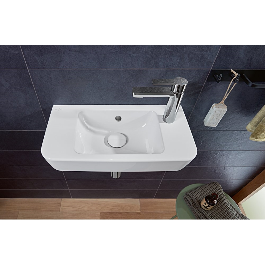Villeroy & Boch 4342R501 - Wand-Waschbecken O.NOVO 50 x 25 cm Keramik/weiß
