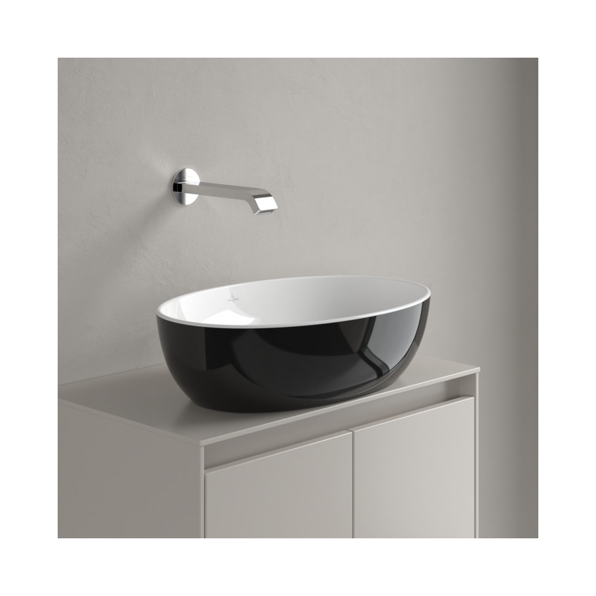Villeroy & Boch 438848BCT8 - Einbauwaschbecken ARTIS 48 x 32,5 cm Keramik/Schwarz