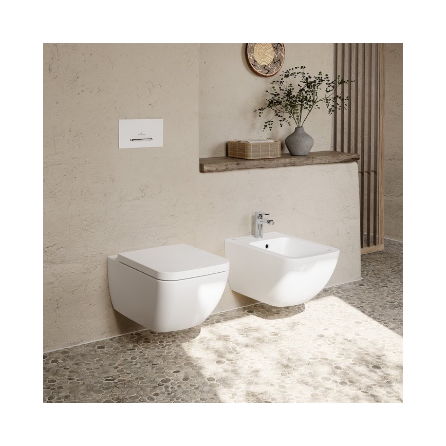 Villeroy & Boch 44110001 - Wandhängendes Bidet VENTICELLO Keramik/weiß