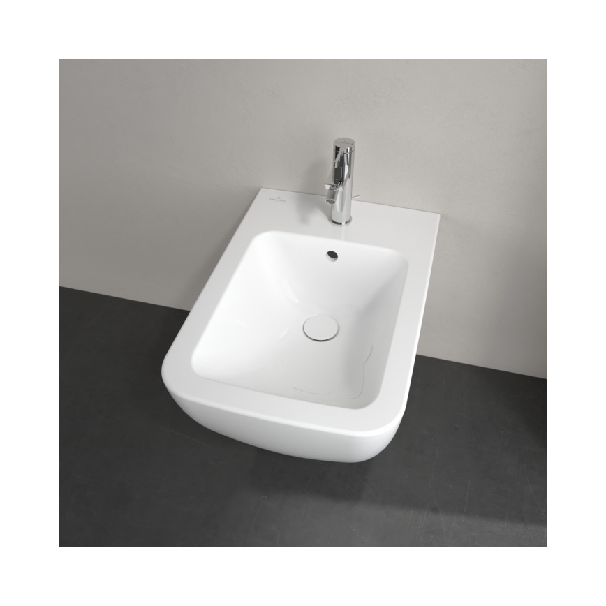 Villeroy & Boch 441100R1 - Wandhängendes Bidet VENTICELLO Keramik/weiß