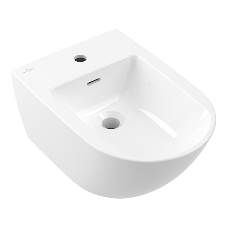 Villeroy & Boch 44700001 - Wandhängendes Bidet SUBWAY 3.0 Keramik/weiß