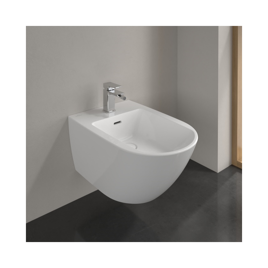 Villeroy & Boch 447000R1 - Wandhängendes Bidet SUBWAY 3.0 Keramik/weiß