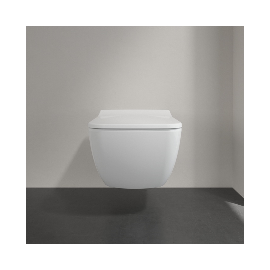Villeroy & Boch 4611RS01 - Wandhängendes WC mit SoftClose-Sitz VENTICELLO Keramik/weiß