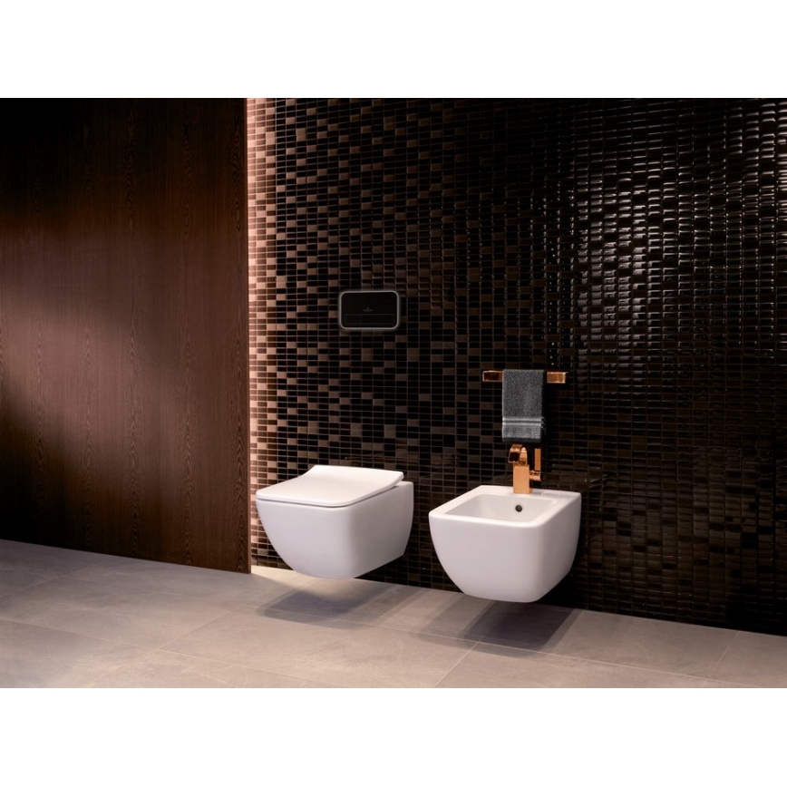 Villeroy & Boch 4611RS01 - Wandhängendes WC mit SoftClose-Sitz VENTICELLO Keramik/weiß