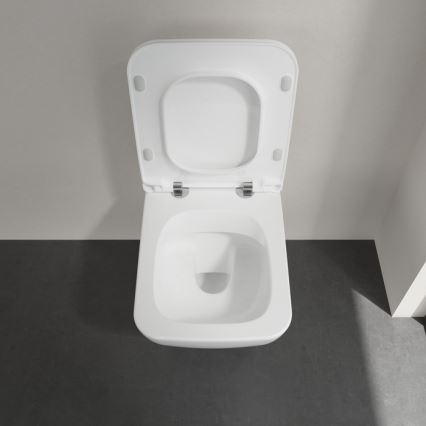 Villeroy & Boch 4611RSR1 - Wand-WC mit SoftClose-Sitz VENTICELLO, Keramik/weiß