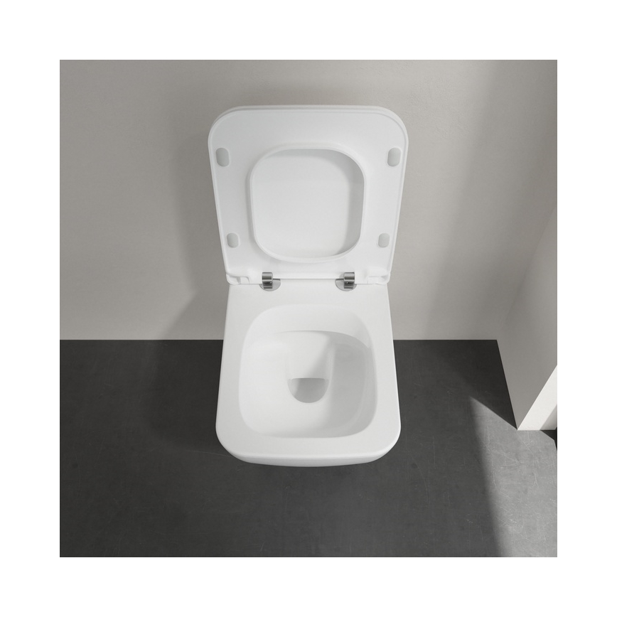 Villeroy & Boch 4611RSR1 - Wand-WC mit SoftClose-Sitz VENTICELLO, Keramik/weiß