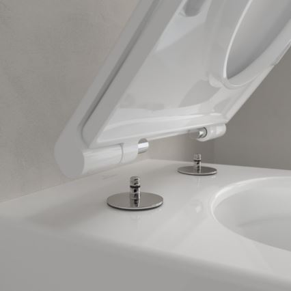 Villeroy & Boch 4670T9R1 - Wandhängendes WC mit SoftClose-Sitz SUBWAY 3.0 Keramik/Weiß
