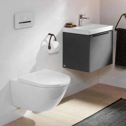 Villeroy & Boch 4670TS01 - Wandhängendes WC mit SoftClose-Sitz SUBWAY 3.0 Keramik/weiß