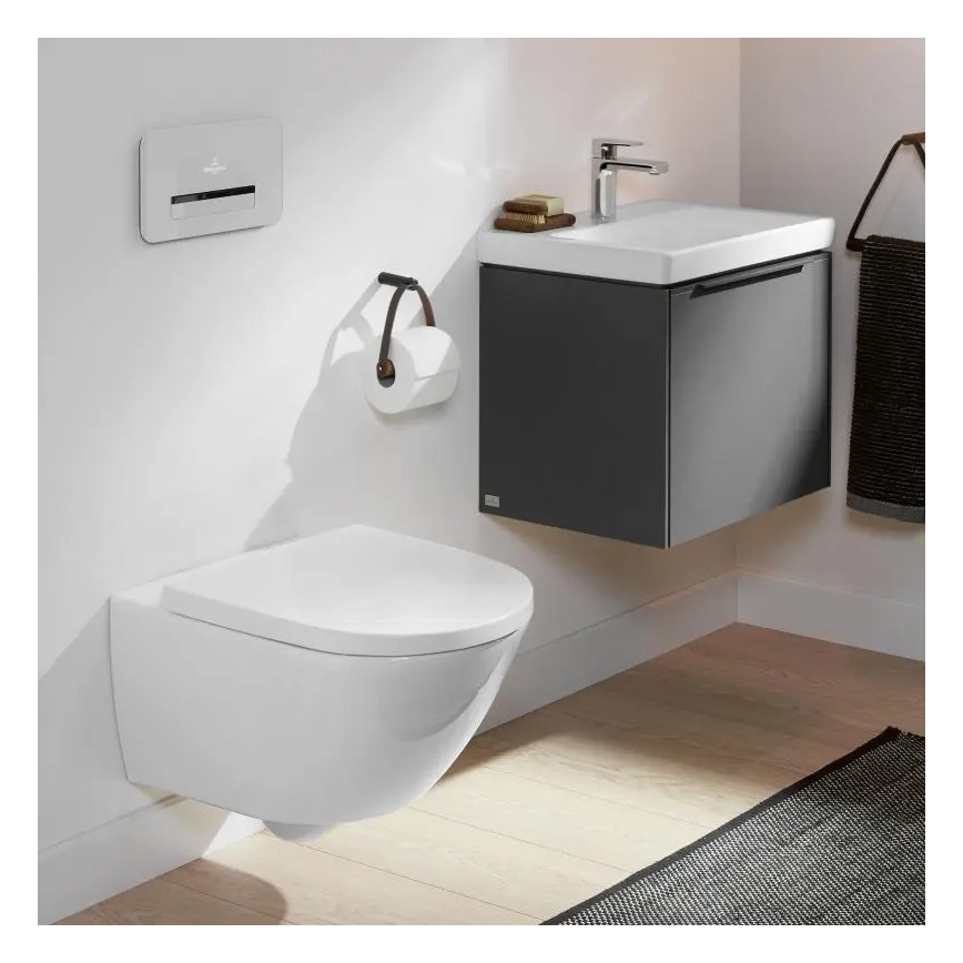 Villeroy & Boch 4670TS01 - Wandhängendes WC mit SoftClose-Sitz SUBWAY 3.0 Keramik/weiß