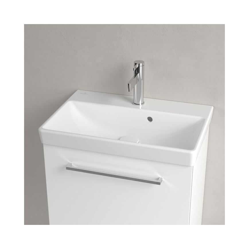 Villeroy & Boch 4A005501 - Wandhängendes Waschbecken AVENTO 55 x 37 cm Keramik/weiß