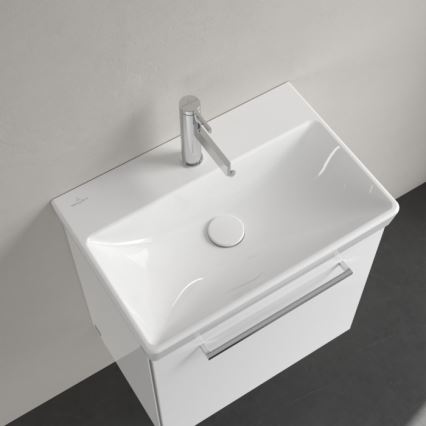 Villeroy & Boch 4A005501 - Wandhängendes Waschbecken AVENTO 55 x 37 cm Keramik/weiß
