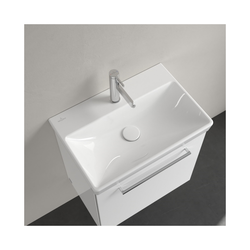 Villeroy & Boch 4A005501 - Wandhängendes Waschbecken AVENTO 55 x 37 cm Keramik/weiß