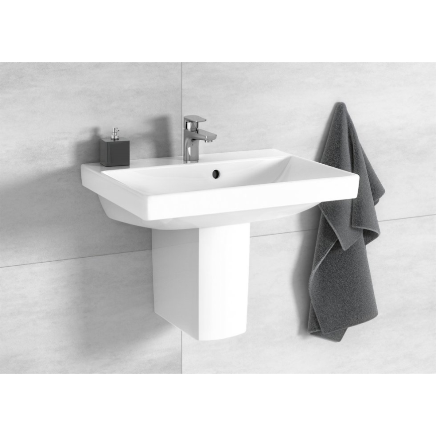 Villeroy & Boch 4A005501 - Wandhängendes Waschbecken AVENTO 55 x 37 cm Keramik/weiß