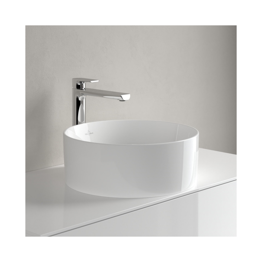 Villeroy & Boch 4A184001 - Aufsatzwaschbecken COLLARO Ø 40 cm Keramik/weiß