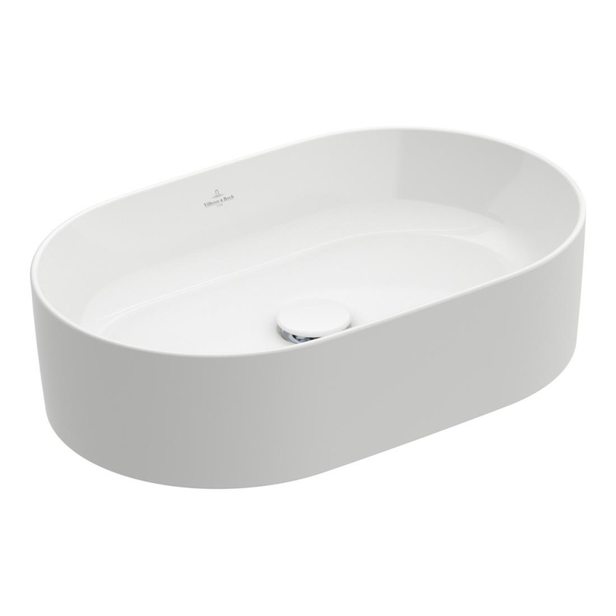Villeroy & Boch 4A195601 - Aufsatzwaschbecken COLLARO 56 x 36 cm Keramik/weiß