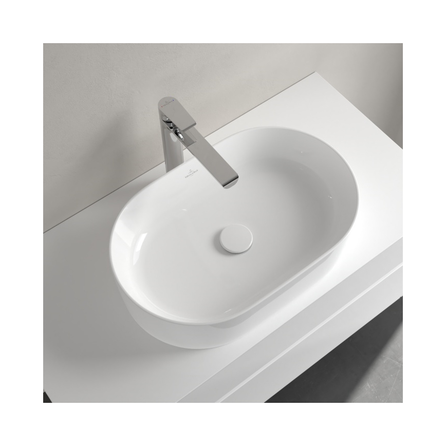Villeroy & Boch 4A195601 - Aufsatzwaschbecken COLLARO 56 x 36 cm Keramik/weiß