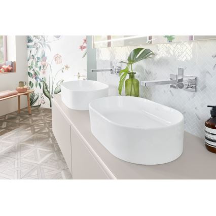 Villeroy & Boch 4A195601 - Aufsatzwaschbecken COLLARO 56 x 36 cm Keramik/weiß