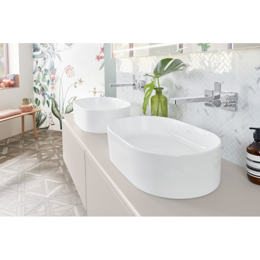 Villeroy & Boch 4A195601 - Aufsatzwaschbecken COLLARO 56 x 36 cm Keramik/weiß