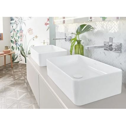 Villeroy & Boch 4A205601 - Aufsatzwaschbecken COLLARO 56 x 36 cm Keramik/weiß