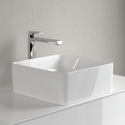 Villeroy & Boch 4A213801 - Aufsatzwaschbecken COLLARO 38x38 cm Keramik/weiß