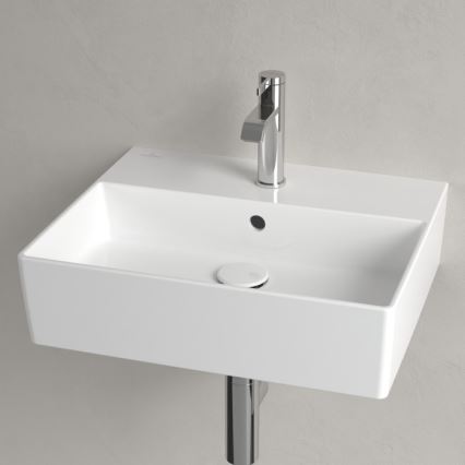 Villeroy & Boch 4A225G01 - Wand-/Aufsatzwaschbecken MEMENTO 50x42cm Keramik/weiß