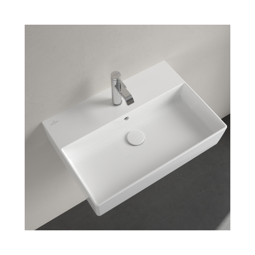 Villeroy & Boch 4A226G01 - Wand-/Aufsatzwaschbecken MEMENTO 60 x 42 cm Keramik/weiß